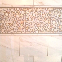 Dotted Marble Tiles for Your Bathroom Zionsville