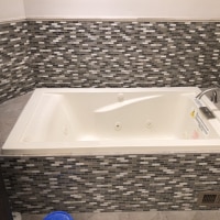 Custom Tub Tile Enclosure in Zionsville