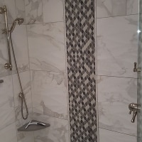 Bathroom Remodeled with Tile Shower in Zionsville