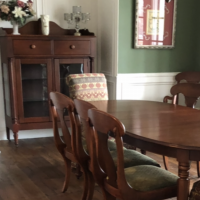 Dining Room Flooring Update in Zionsville