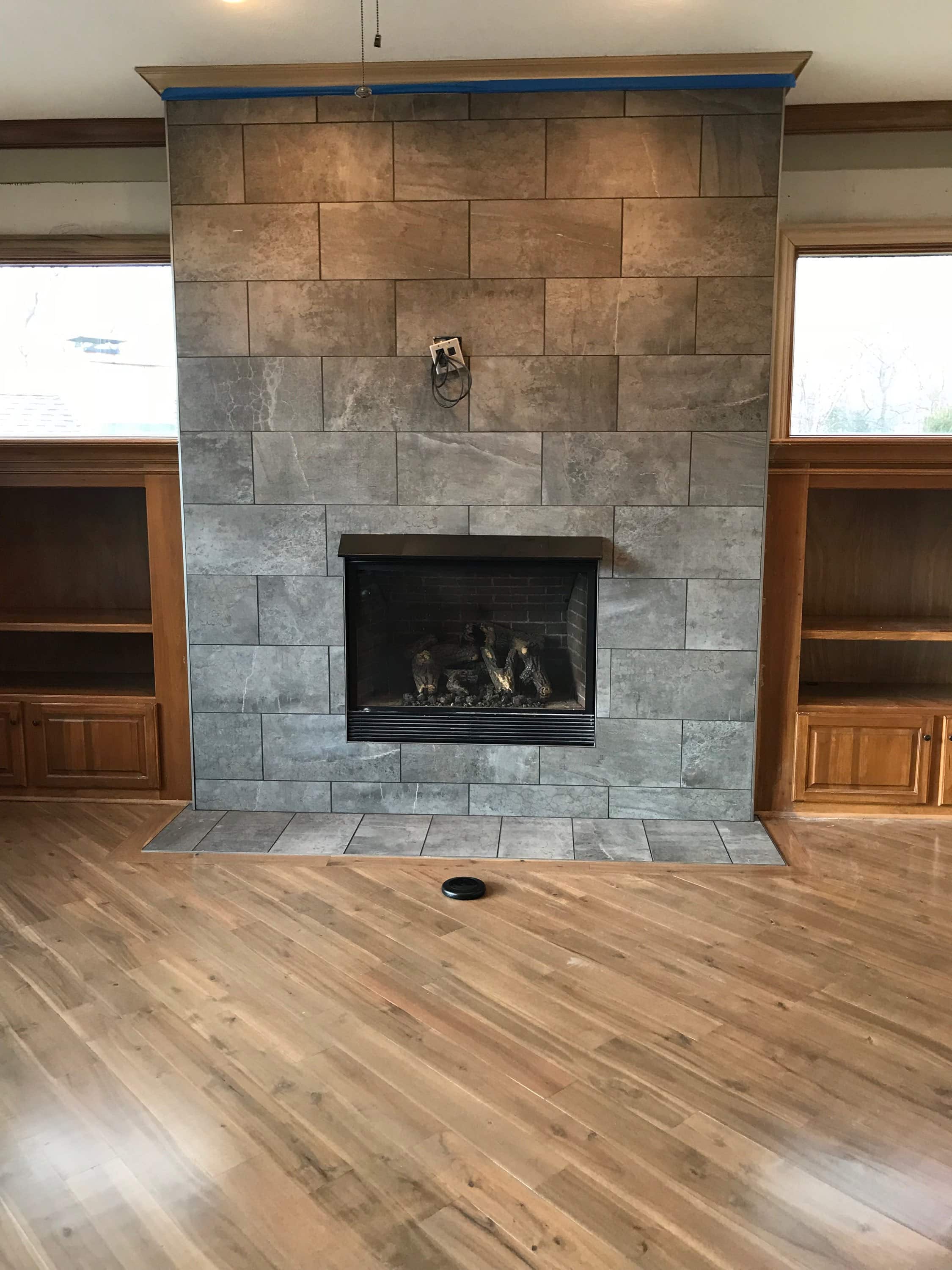 Claghorn Custom Flooring, Hardwood Floor Around Fireplace