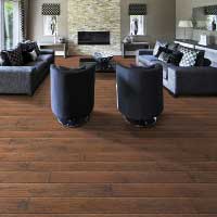 Family Room with Hardwood Flooring