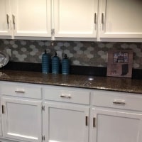 Tile Backsplash over Countertop in Zionsville IN