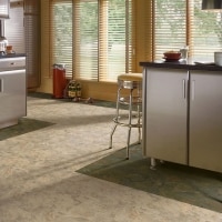 Luxury Vinyl Floor in Kitchen Remodel Zionsville